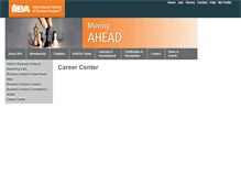 Tablet Screenshot of careercenter.theiiba.org